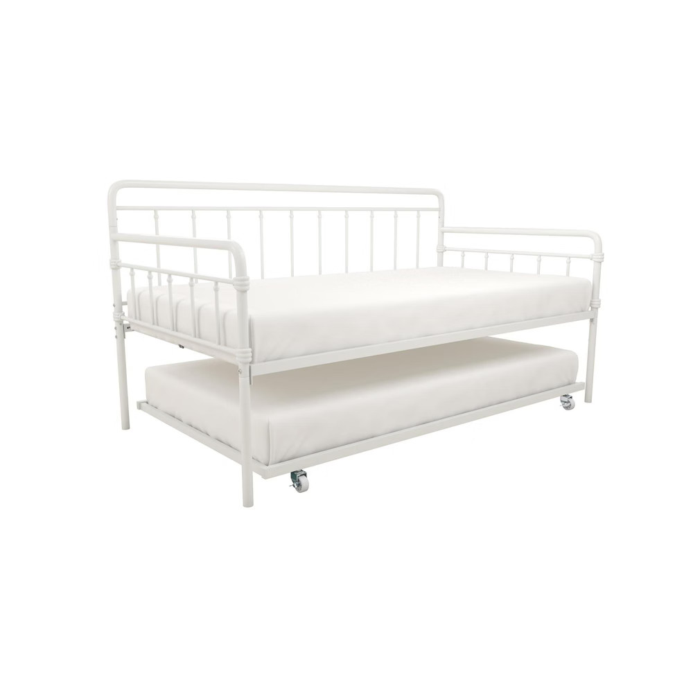 Twin Waldorf Metal Daybed/Trundle White - Room & Joy | Target