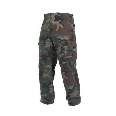 Vietnam Era Camouflage Army Pants, Fatigues, Woodland Camo | Walmart (US)