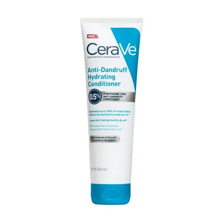 CeraVe Hydrating Anti Dandruff Conditioner Sulfate Free & Color Safe Itchy Scalp Treatment | Walmart (US)