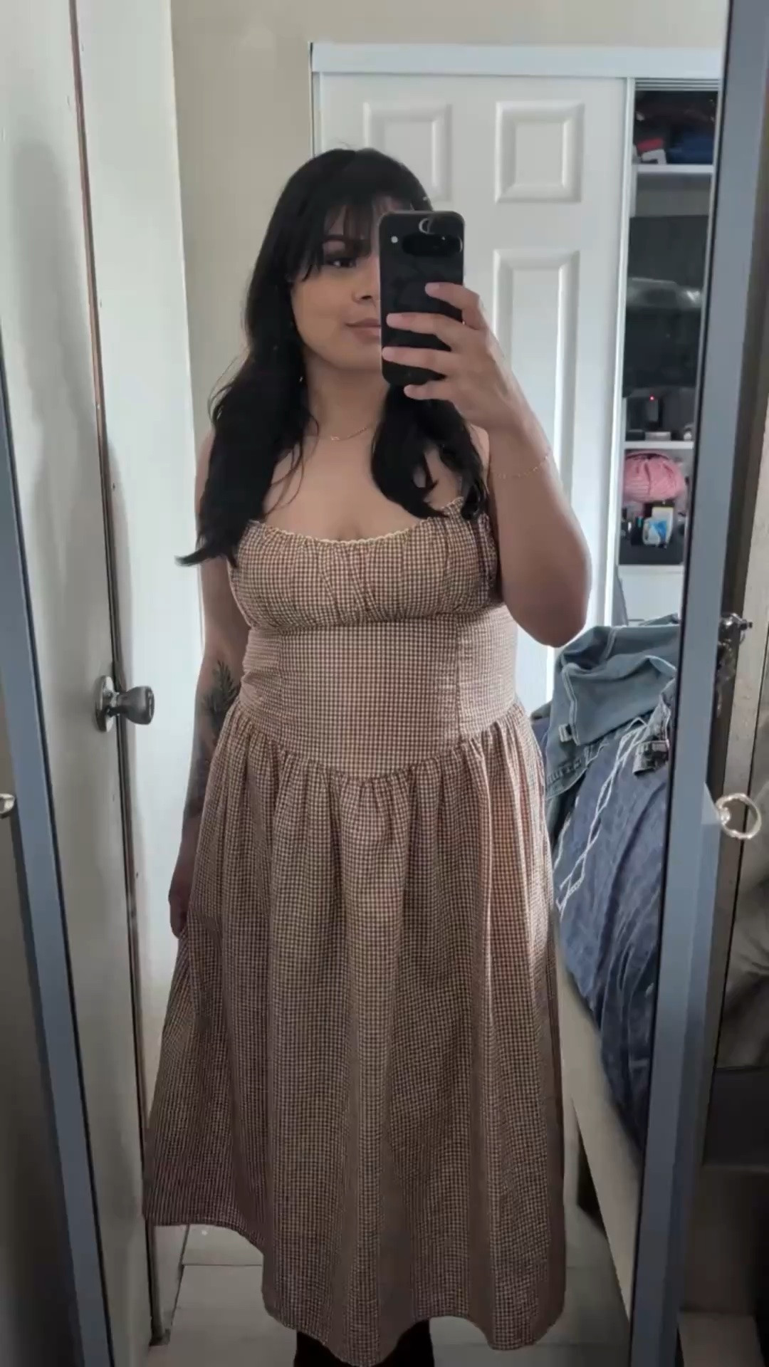 Cute dress that can be dressed up or dressed casual, it has pockets I am wearing a size large

#LTKmomlife #LTKgrwm #LTKMidsize