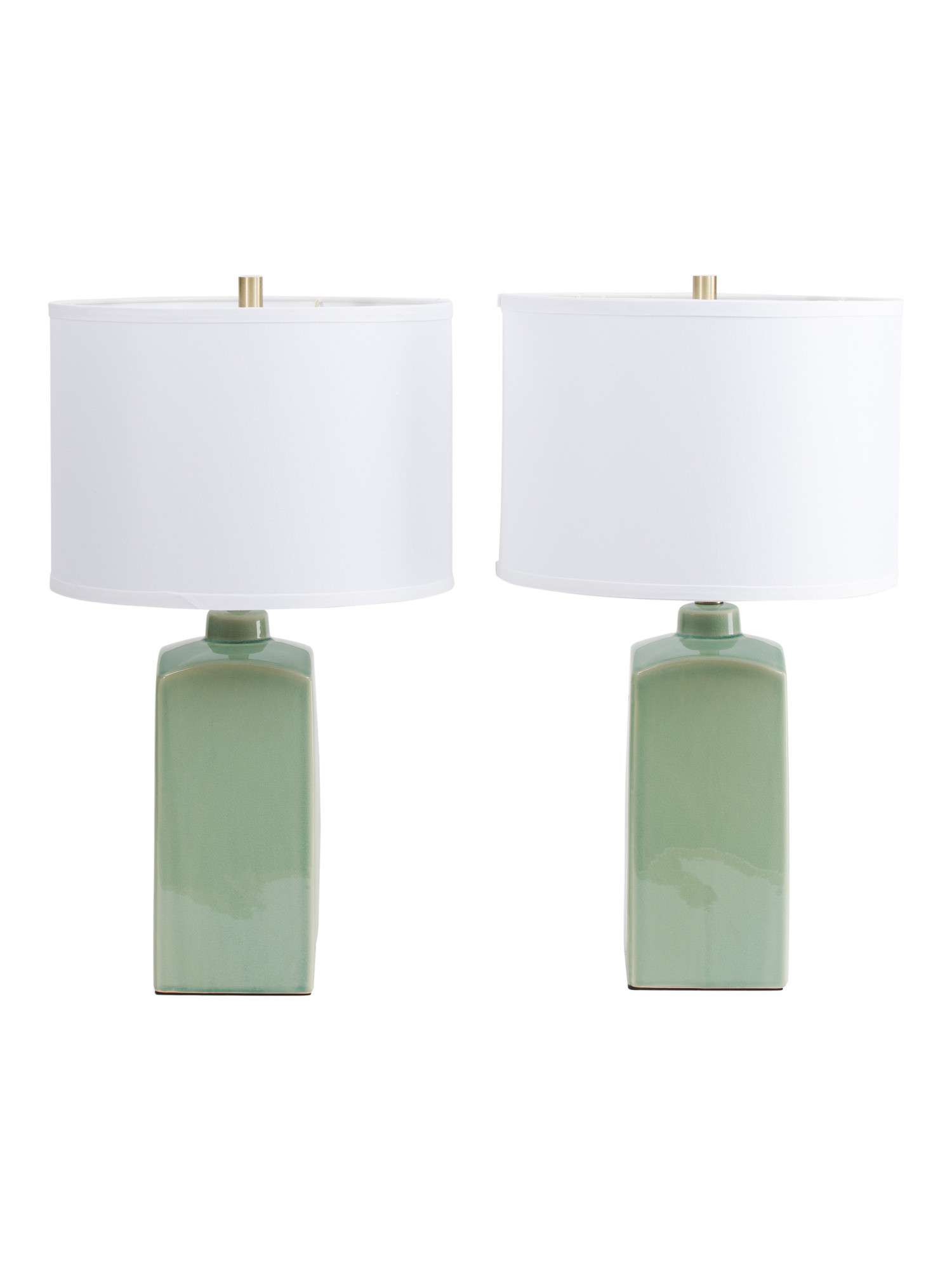 2pk Square Base Ceramic Table Lamps | TJ Maxx