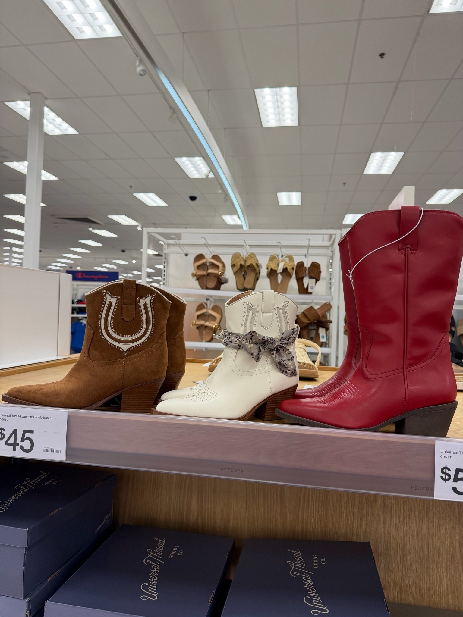 country concert outfits
Fall Womens boots 

Women's Frannie Ankle
Boots - Universal
Thread Cream

Women\u2019s Reed Boots with Memory Foam Insole - Q
Universal Thread\Red

Women's Frannie Ankle
Boots - Universal
Thread\ Cognac

#LTKWorkwear #LTKSeasonal #LTKootd