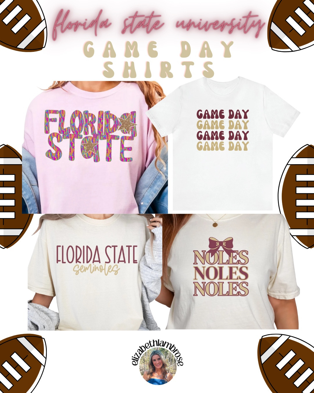 florida state seminoles game day apparel!
love these shirts for lounging around or repping your favorite team!


#LTKSeasonal #LTKStyleTip #LTKU