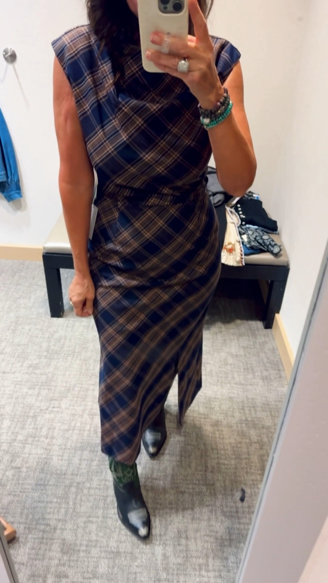 Nordstrom anniversary sale #1 pick in dresses coming in at $79 very flattering, v similar style that was MaxMara’s signature pleated style!! 
Looks great with chocolate brown suede jacket linked ⬇️

#LTKOver40 #LTKSaleAlert #LTKWorkwear