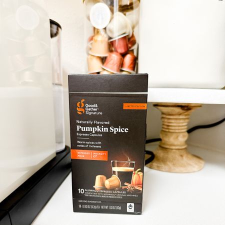Good & Gather pumpkin spice nespresso pods! 🎃☕️

#LTKSeasonal