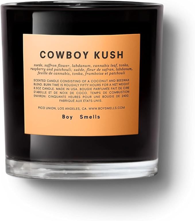 Cowboy Boy Smells Candle | 50 Hour Long Burn | Coconut & Beeswax Blend | Luxury Scented Candles f... | Amazon (US)