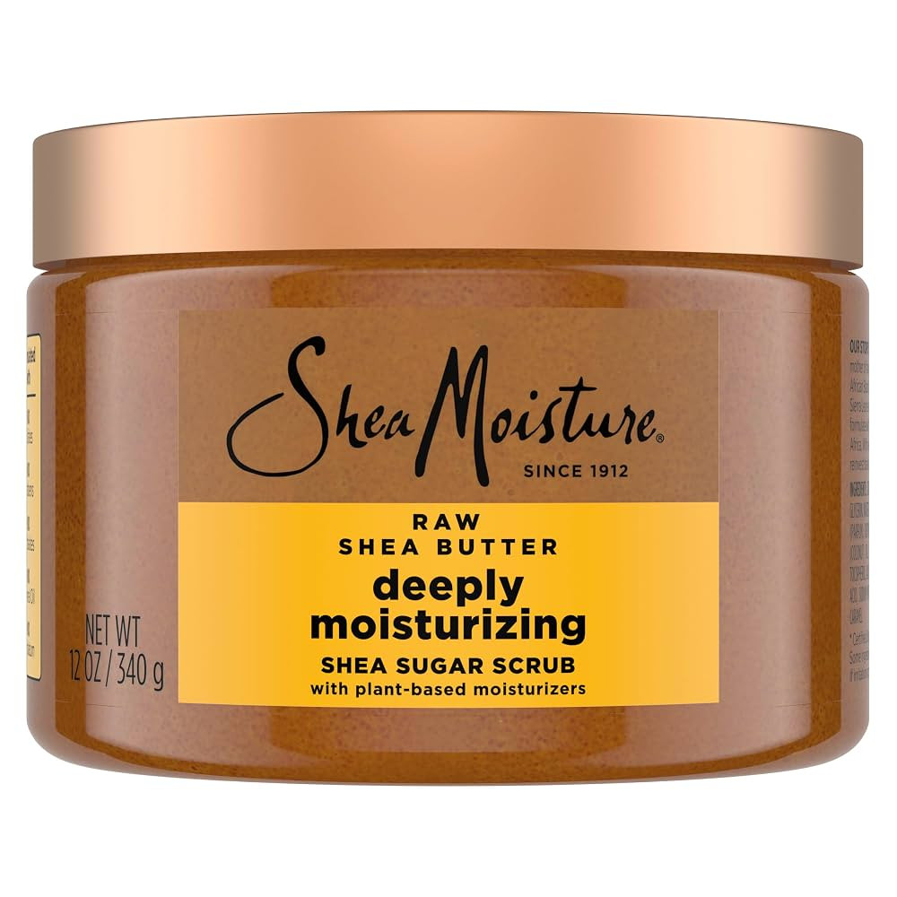 SheaMoisture Shea Sugar Body Scrub For Moisturize And Restore Dry Skin Raw Shea Butter Deeply Moi... | Amazon (US)