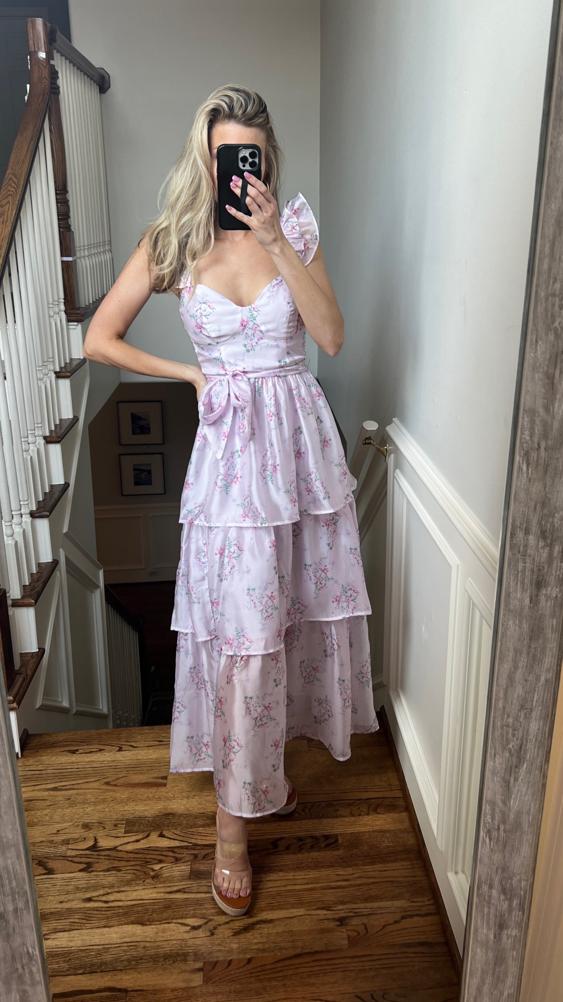 Garden Party Ruffled Midi Dress