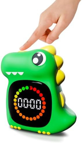 Visual Timer for Kids Dinasour Shape Toddler Timer LED Digital Timer for Classroom | Amazon (US)
