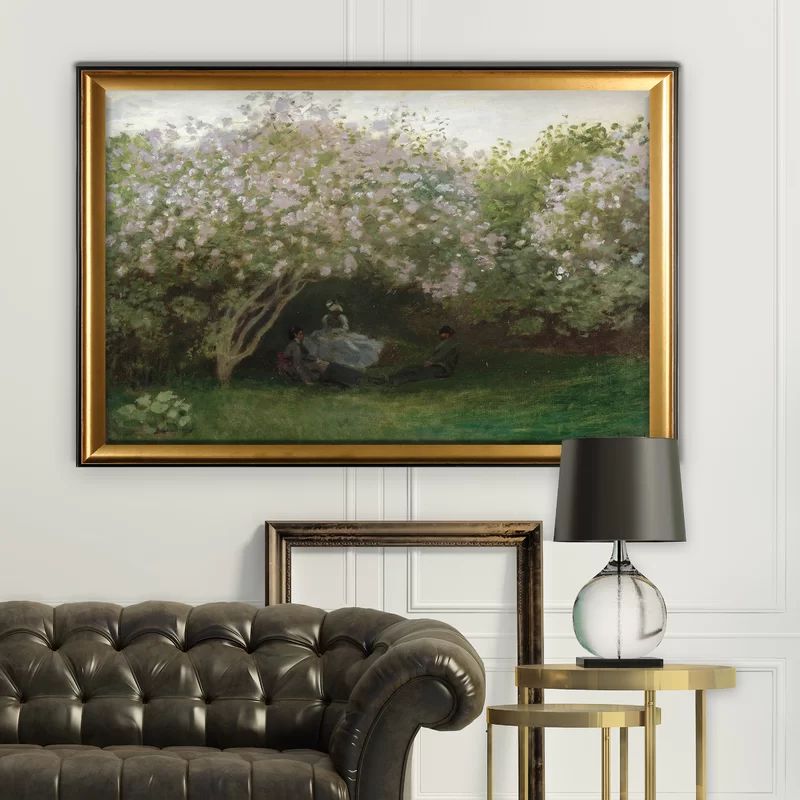 Lilacs Gray Weather Framed by Claude Monet Print | Wayfair North America