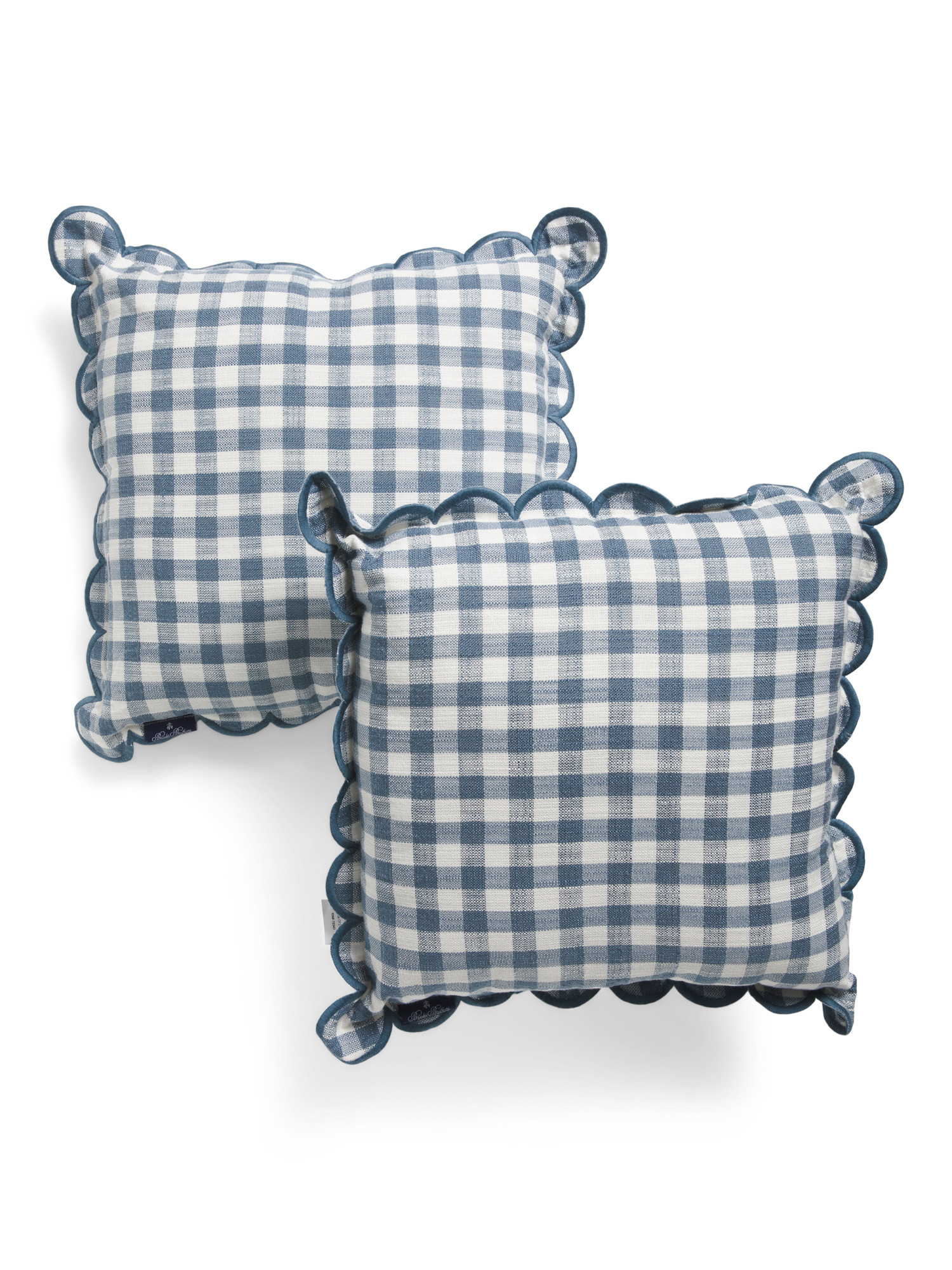 2pk 18x18 Indoor Outdoor Gingham Scalloped Pillows | Throw Pillows | Marshalls | Marshalls