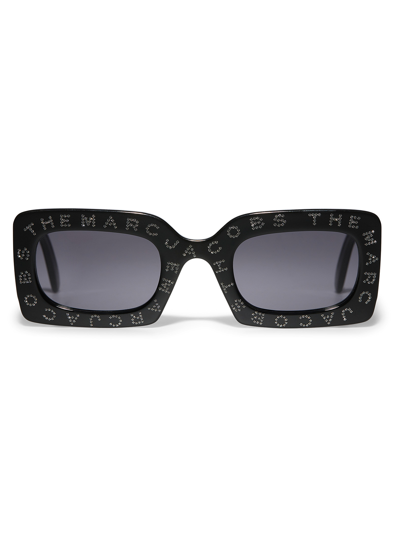 Marc Jacobs - Logo rectangular sunglasses (Women, Black, ONE SIZE) | Simons