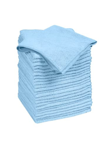 Quickie Microfiber Cleaning Cloth 14 X 14 inch, Blue, 24 Pack, All-Purpose Towel/Wiper for Multi-Pur | Amazon (US)