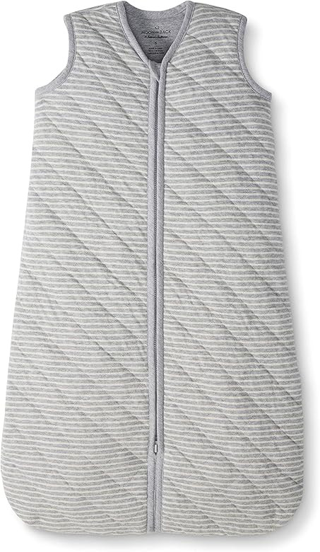 Amazon.com: Moon and Back by Hanna Andersson Unisex Babies' Wearable Blanket Sleepwear, Gray Stri... | Amazon (US)