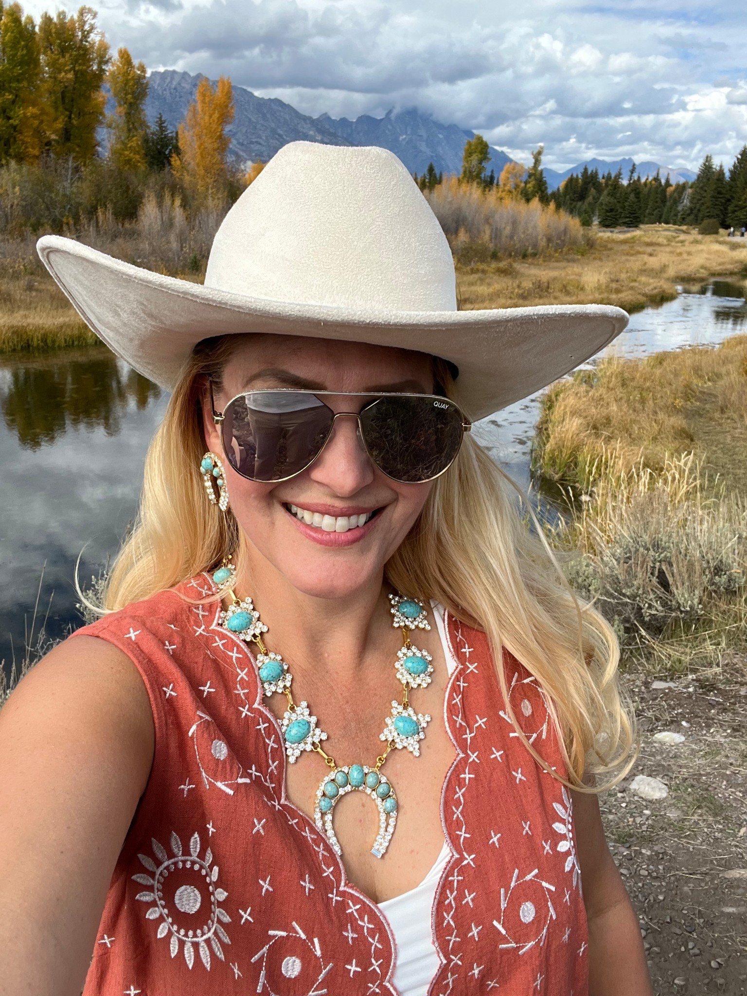 Western accessories 

Necklace, earrings, sunglasses, cowboy hat


#LTKSeasonal #LTKShoeCrush #LTKStyleTip #LTKFindsUnder100 #LTKOver40 #LTKHalloween #LTKTravel #LTKU #LTKSaleAlert #LTKFindsUnder50 #LTKWorkwear #LTKMidsize