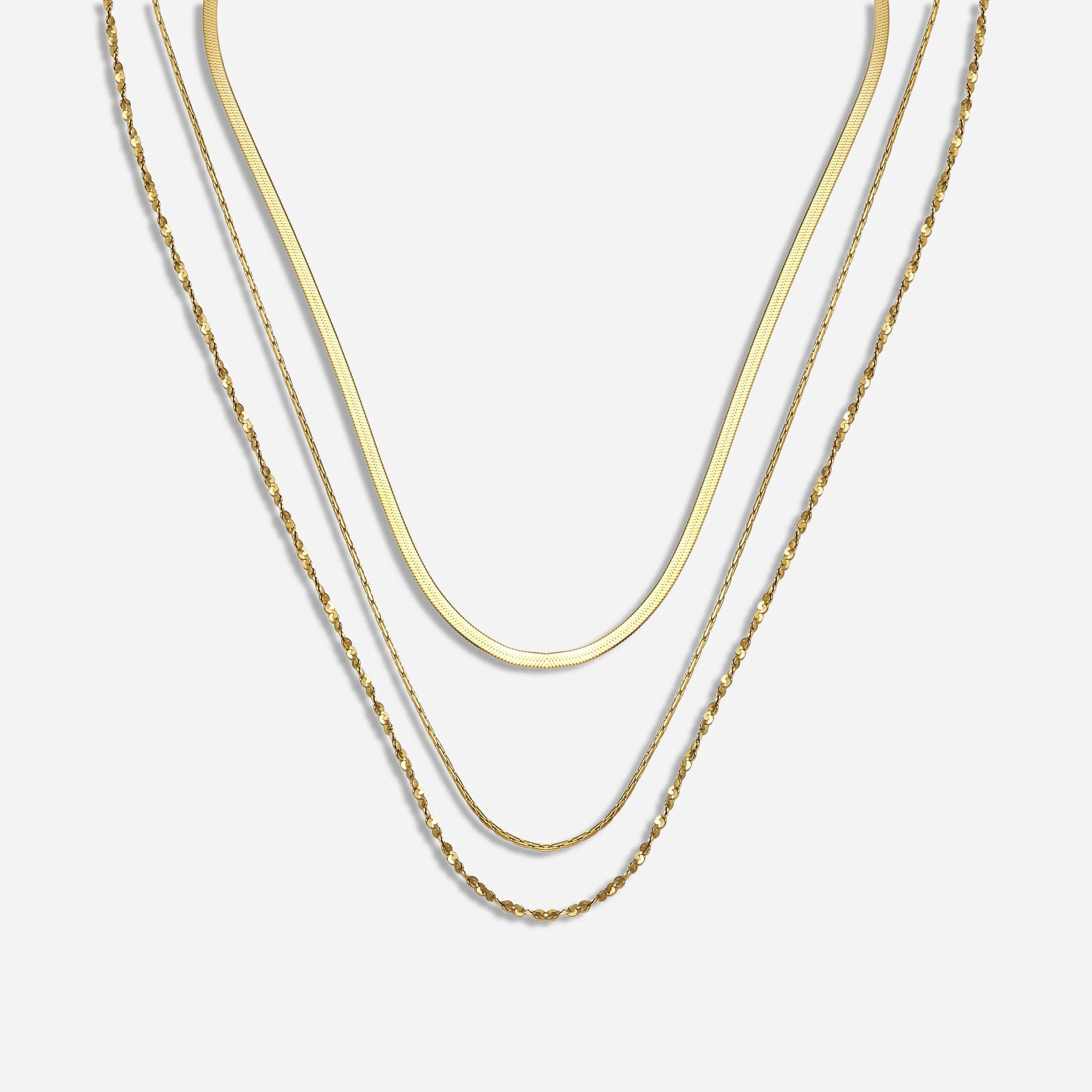 Renee Layered Chain Necklace | Victoria Emerson