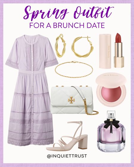 Look classy with this chic pastel purple midi dress and pair it with a white handbag and neutral heels! Perfect for a brunch date or a church outfit!
#springfashion #modestlook #outfitidea #formalwear

#LTKSeasonal #LTKbeauty #LTKstyletip