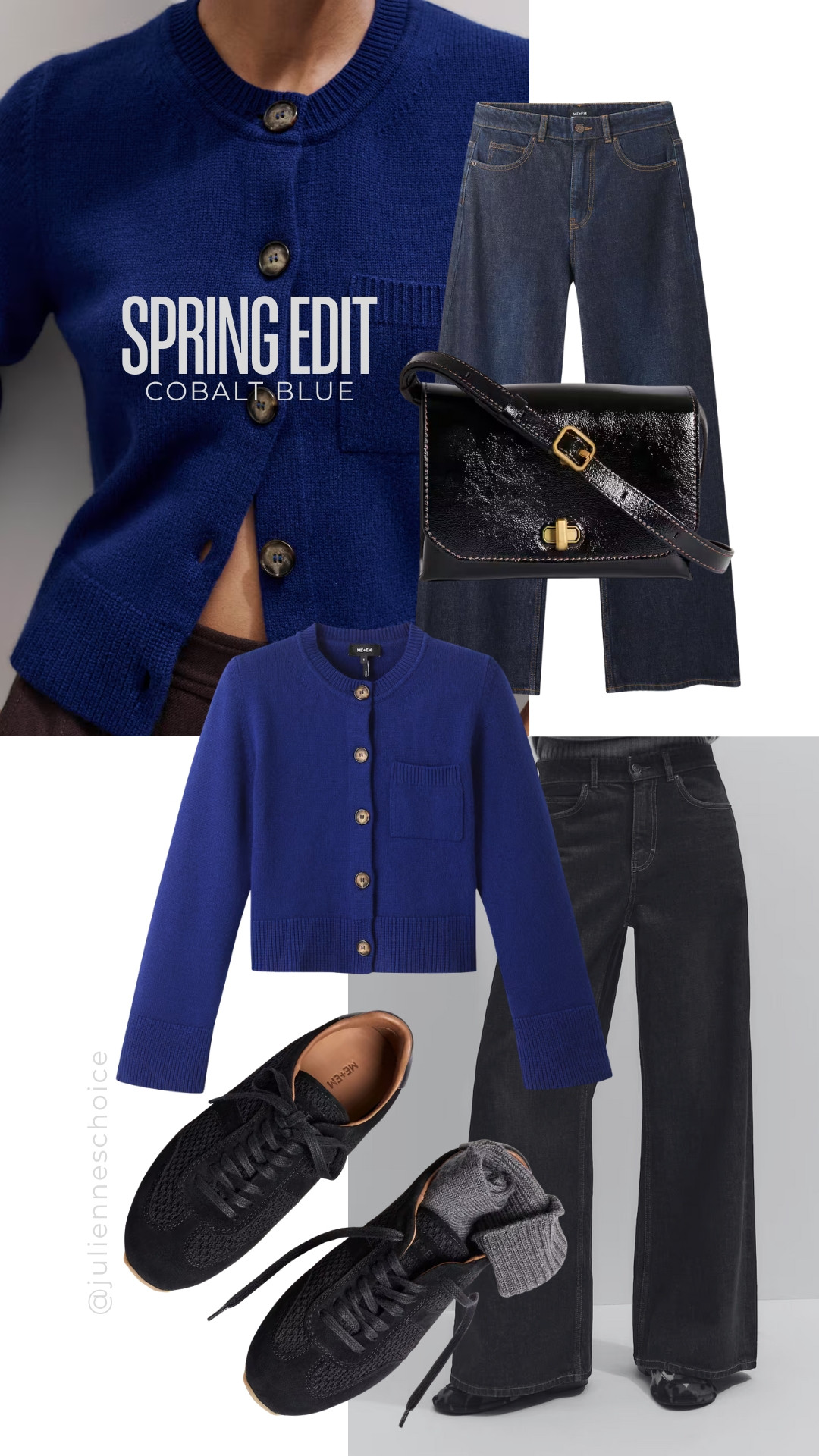 Spring layers & Timeless Denim.
Bold color, clean tailoring.
Shop strong cobalt silhouettes inspired by SS26.✨julienneschoice 


#springfashion #springoutfits #quietluxury #capsulewardrobe #minimalstyle #SS26 #CobaltBlue 

 #LTKootd #LTKSeasonal