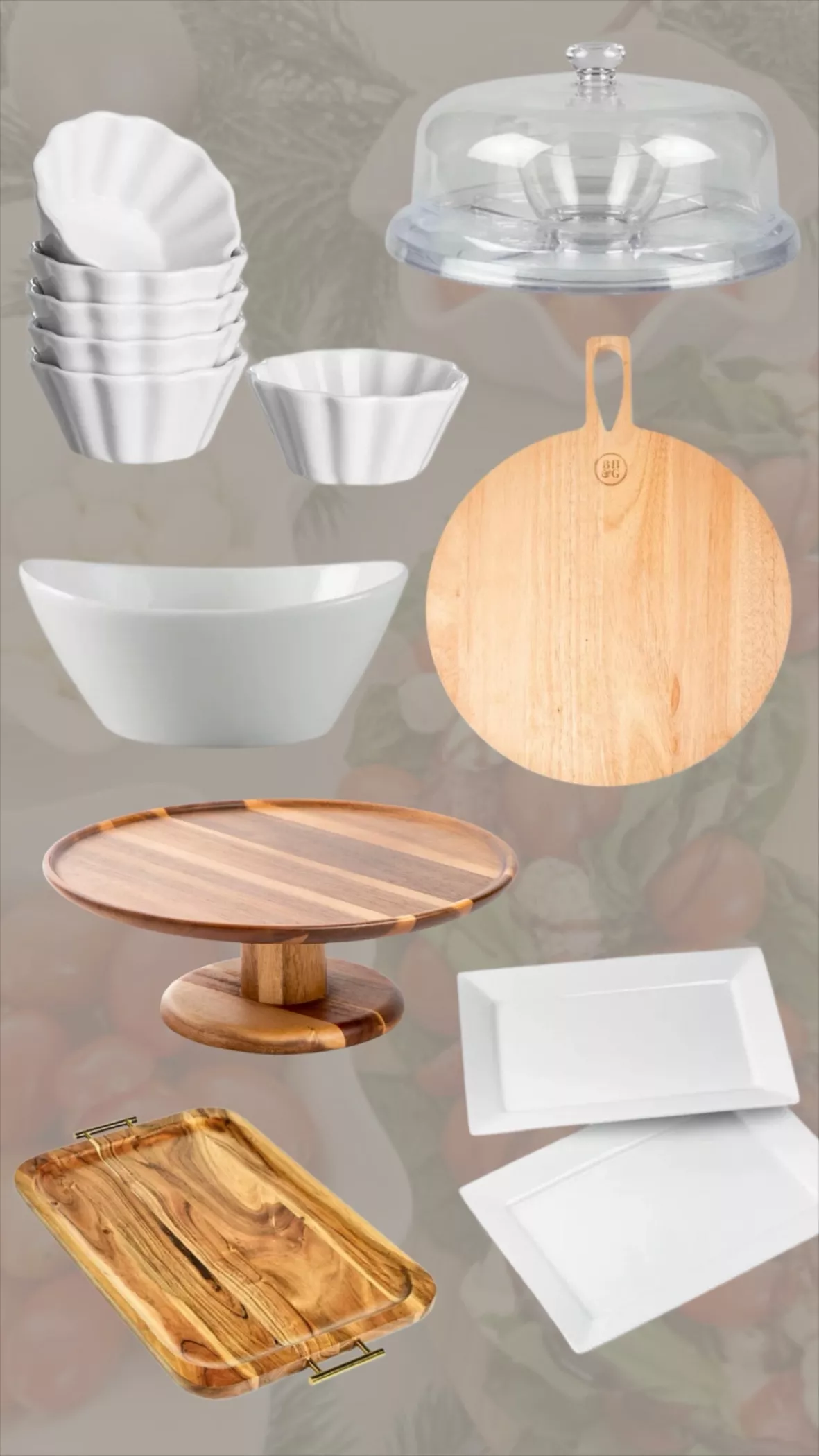 Better Homes & Gardens Oval Porcelain Serve Bowls, White, Set of 4 