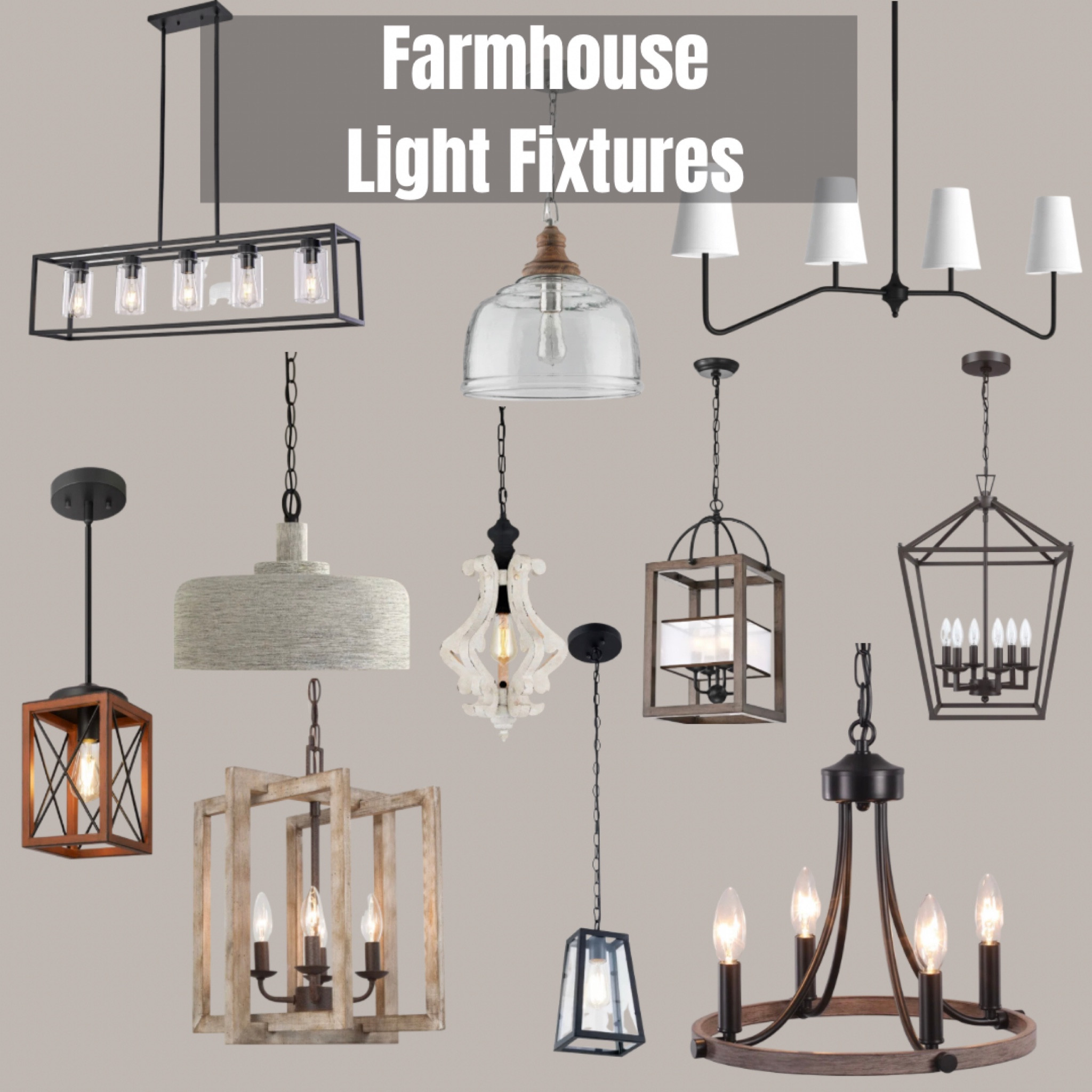 Farmhouse style light fixtures from Wayfair 💡



#LTKhome