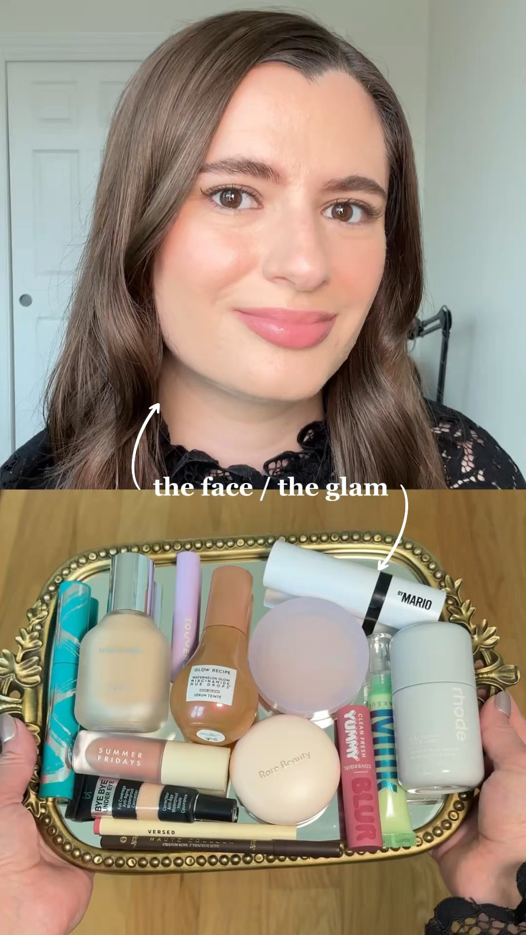 How I did my makeup for a concert last night! I had a big breakout so I used the It Cosmetics concealer to hide it as much as I could. I went for a pinky blush and brown eyeliner and mascara. I finished it off with a mauve-y pink lip. 

Rhode Glazing Milk
Glow Recipe Tinted Dew Drops
Haus Labs Skin Tech foundation
It Cosmetics Bye Bye Under Eye concealer 
Makeup by Mario SoftSculpt stick
Kosas Cloud Set powder
Rare Beauty Soft Pinch blush
Milk Makeup Hydro Grip eye primer
Tower28 Cooling Shimmer eyeshadow stick 
L’oreal Haute Couleur Eyeliner 
Thrive Causemetics Liquid Lash mascara 
Covergirl Yummy Blur Lipstick
Versed Lip Frame Defining Liner 
Summer Fridays Dream Lip Oil 

#LTKBeauty #LTKgrwm