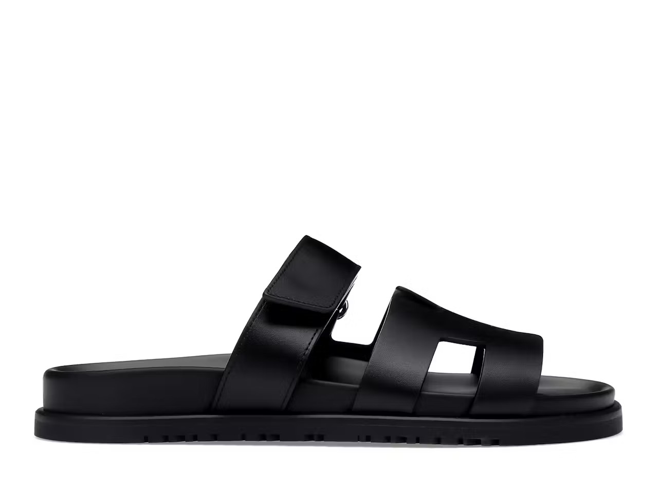 Hermes Chypre Sandal Noir Calfskin Leather (Women's) | StockX