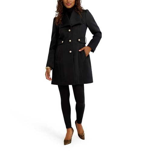 Kensie Women's Outerwear Coat, Black Soft, Medium | Amazon (US)