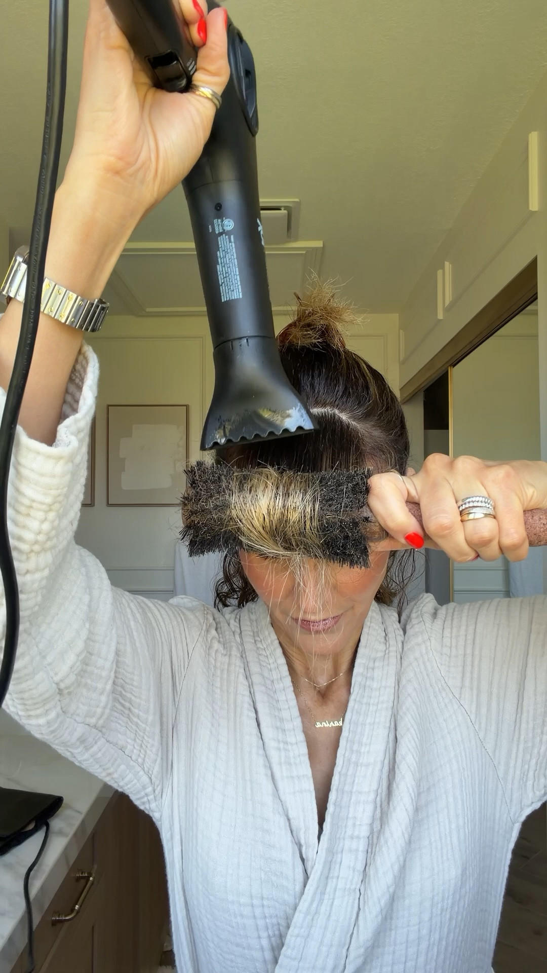 Blowout process with proeduvts and tools I use! 

#LTKBeauty #LTKOver40 #LTKgrwm