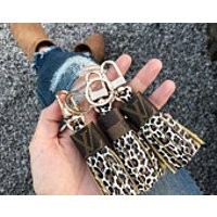 PRE ORDER 48 WEEKS Authentic Louis Vuitton Canvas Genuine Leather Keychain Bag Charm Tassel, leopard print, repurposed upcycled Monogram da | Etsy (US)