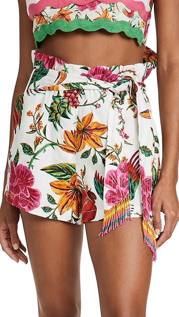 Toucans Garden Paperbag Shorts | Shopbop