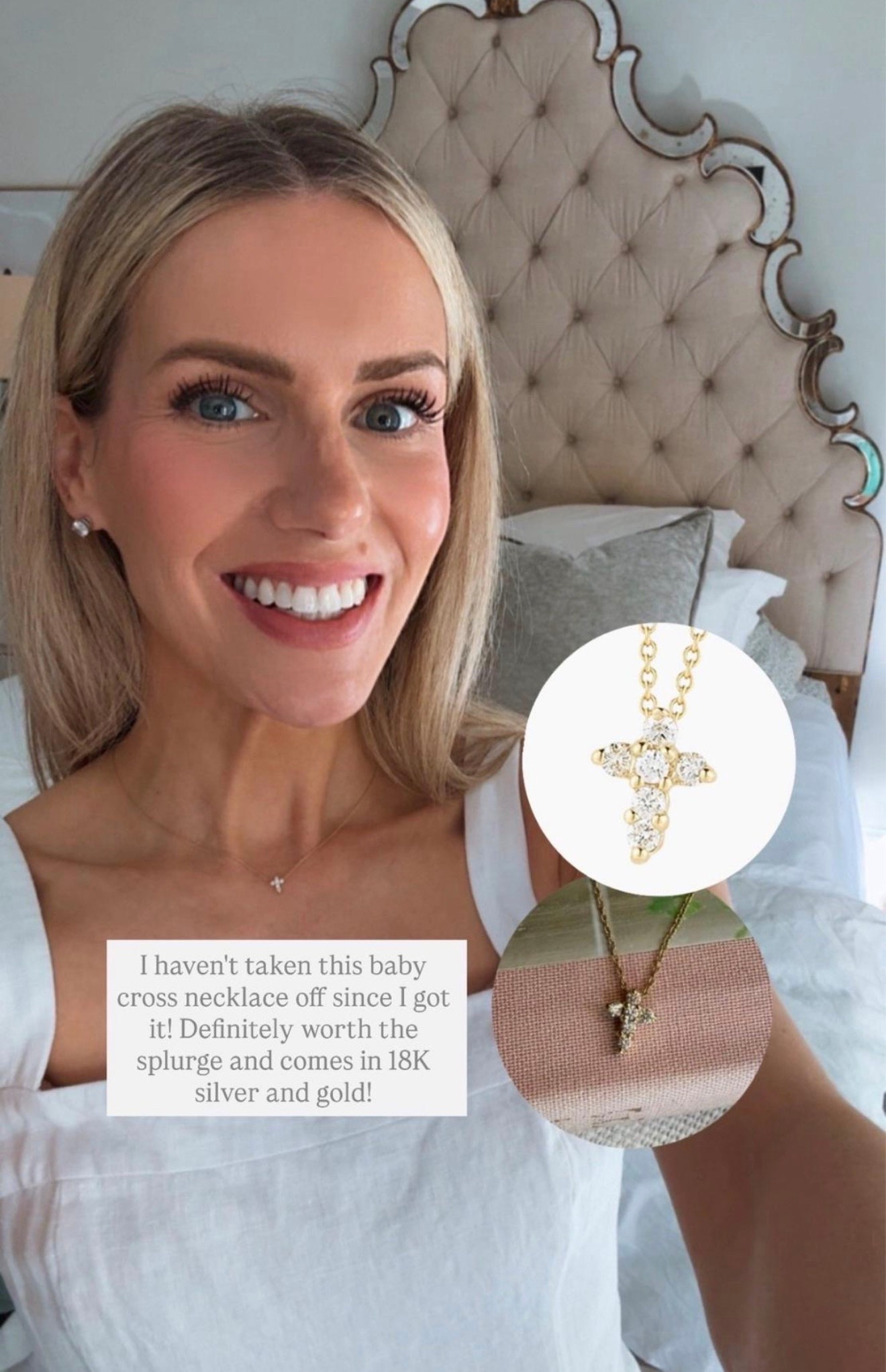 I haven’t taken this necklace off since it arrived! It’s such a pretty everyday piece, and I love that it comes in both silver and gold.

#LTKootd