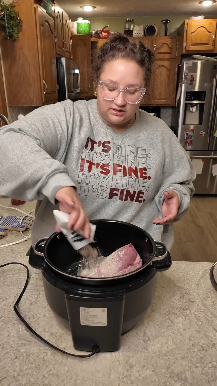 Make dinner with me at 8 in the morning with my Instant Pot slow cooker. Such an easy way to cook this pork tenderloin! It’s currently on sale for 31% off on Amazon.

#LTKCyberWeek #LTKHome #LTKSaleAlert