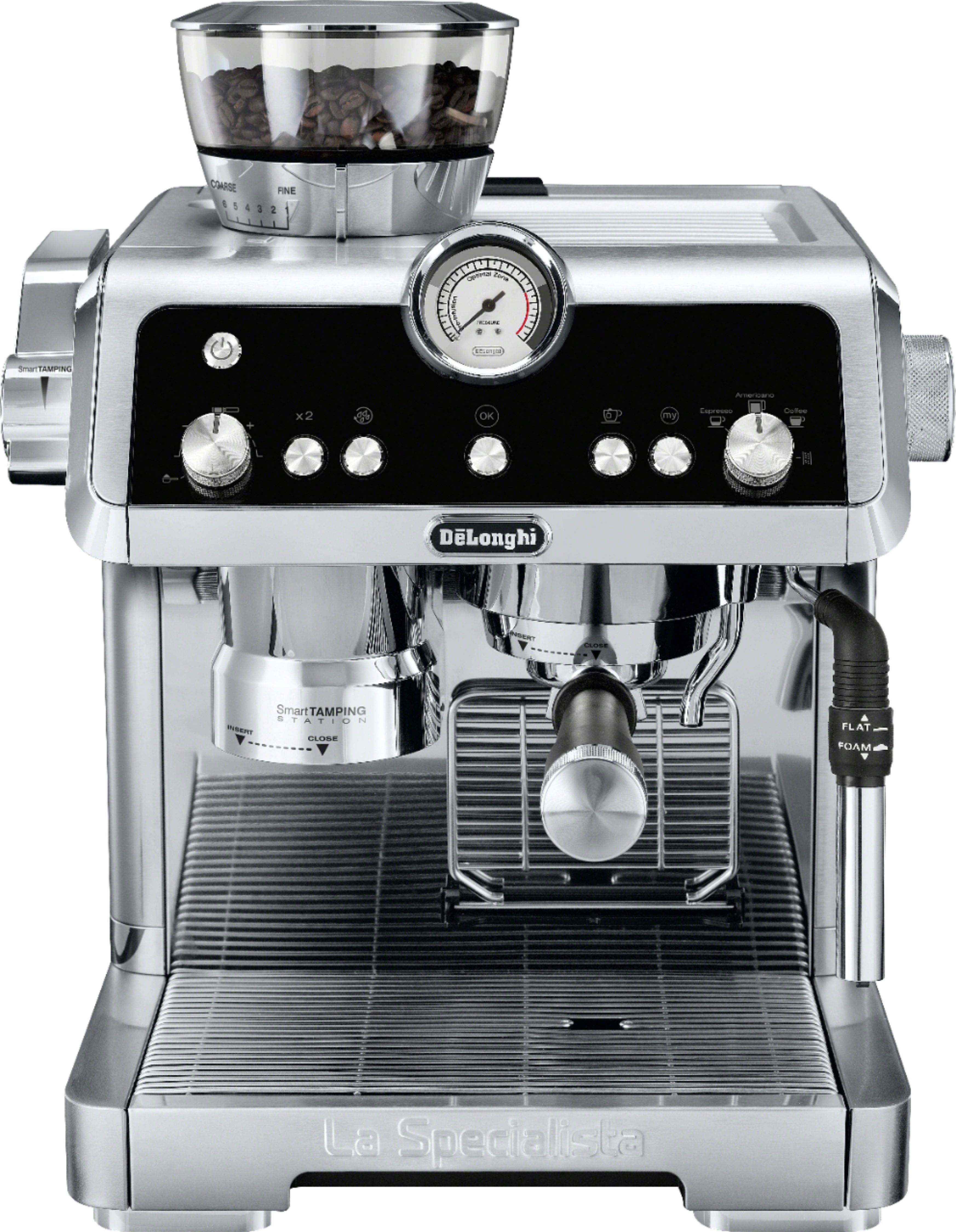 De'Longhi La Specialista Espresso Machine with 19 bars of pressure and Milk Frother Stainless Ste... | Best Buy U.S.