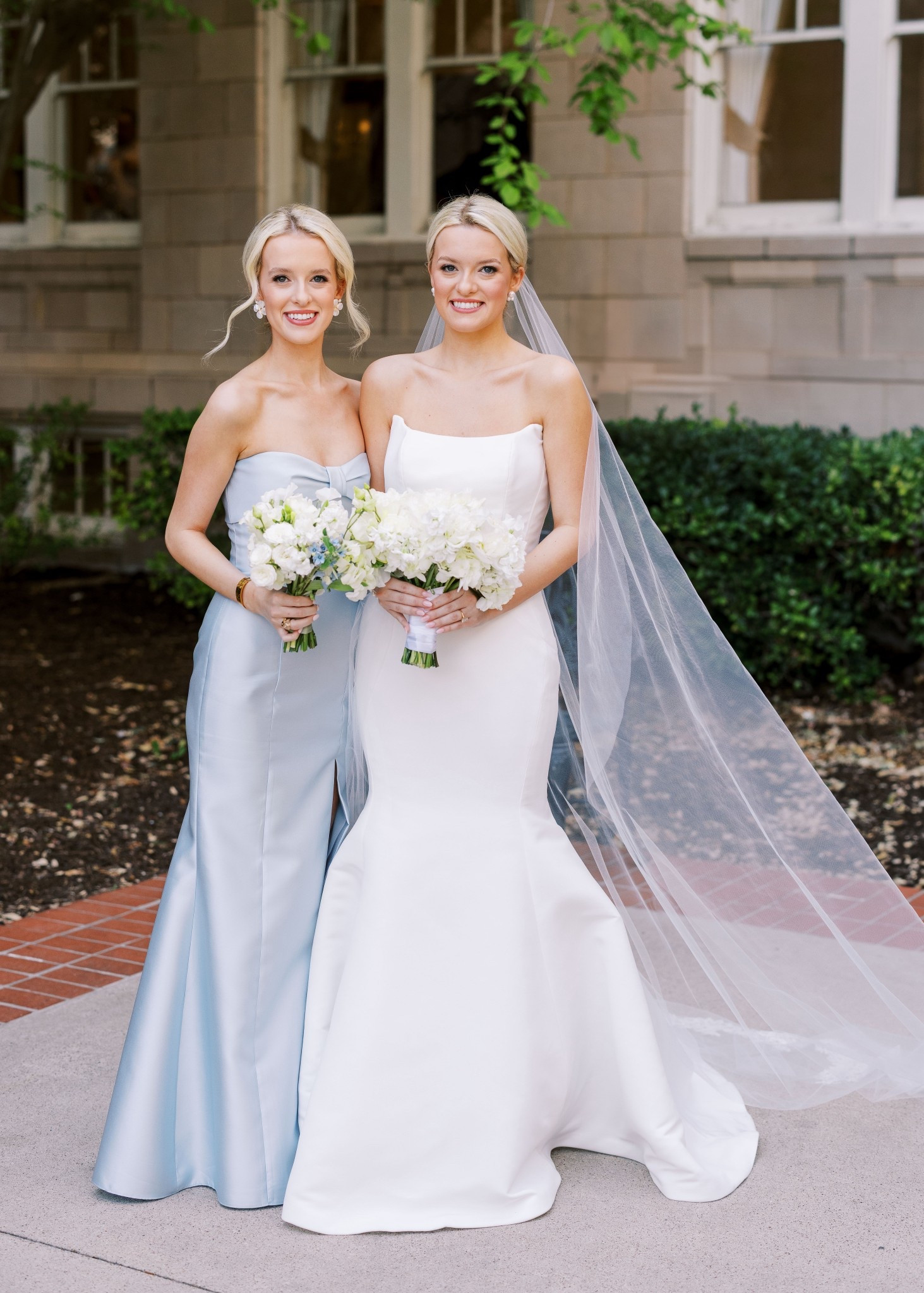 Obsessed with my MOH’s gown for my wedding! 🩵
#bridesmaidsdress #wedding #bridalparty #blacktie 

#LTKStyleTip #LTKWedding #LTKFamily