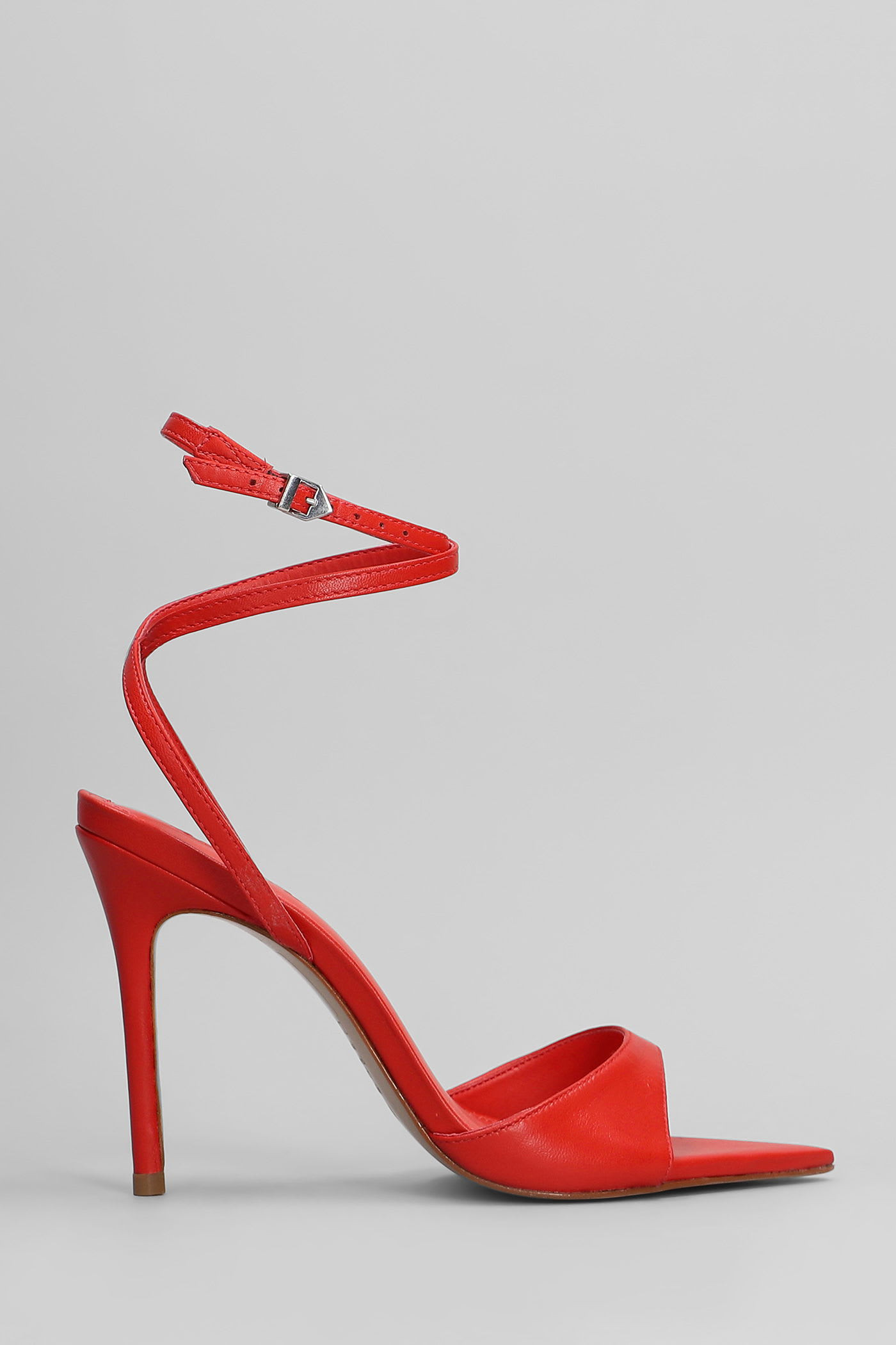 Schutz Sandals In Red Leather | Italist.com US