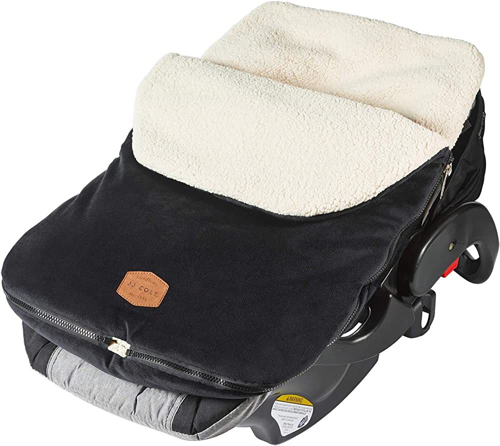 JJ Cole Bundle Me Winter Baby Car Seat Cover and Bunting Bag - Original - Sherpa Lined Weather Re... | Amazon (US)