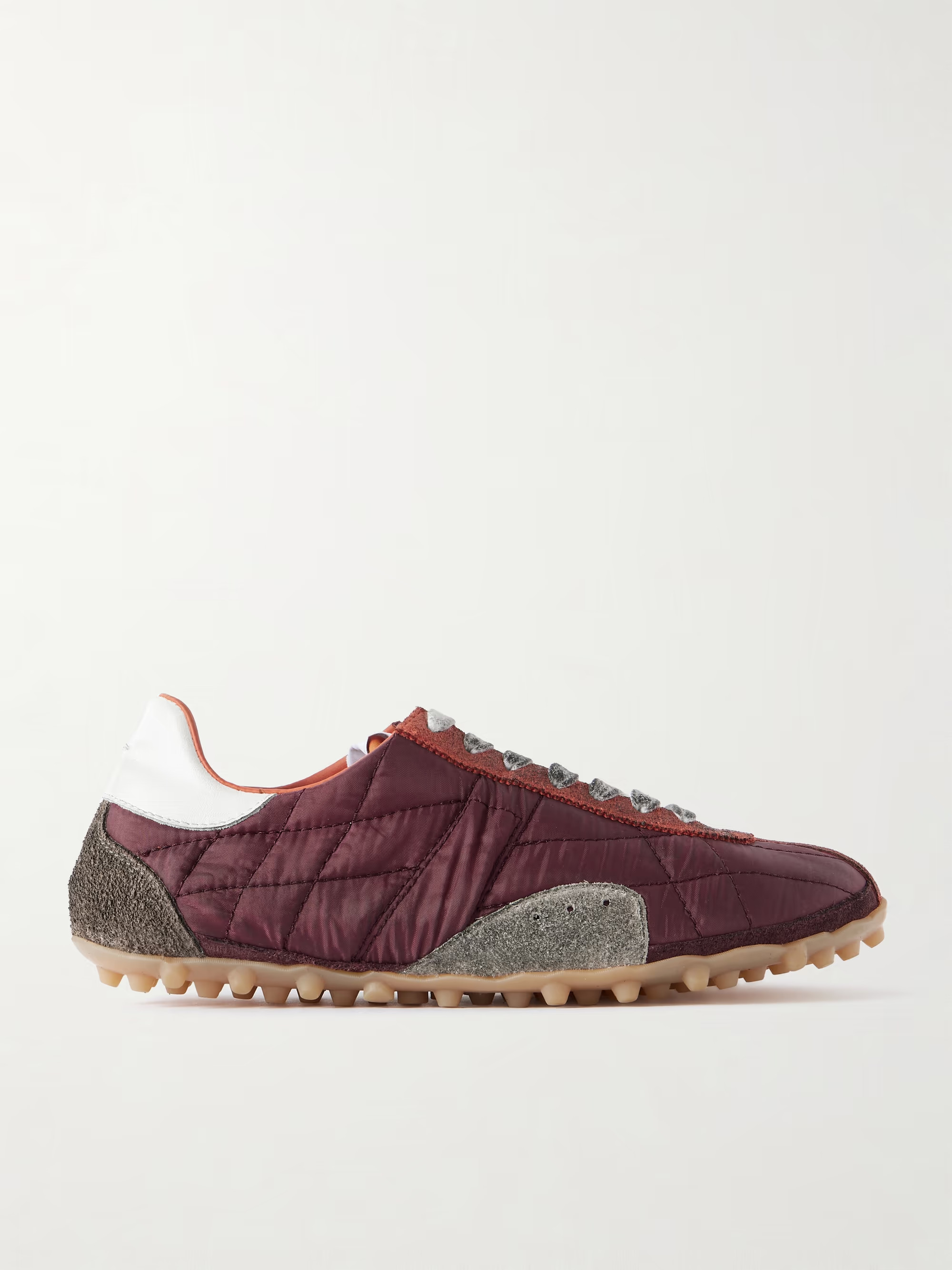Sprinter leather and brushed suede-trimmed shell sneakers | NET-A-PORTER APAC