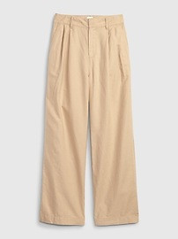 Linen-Cotton Pleated Pants | Gap (US)