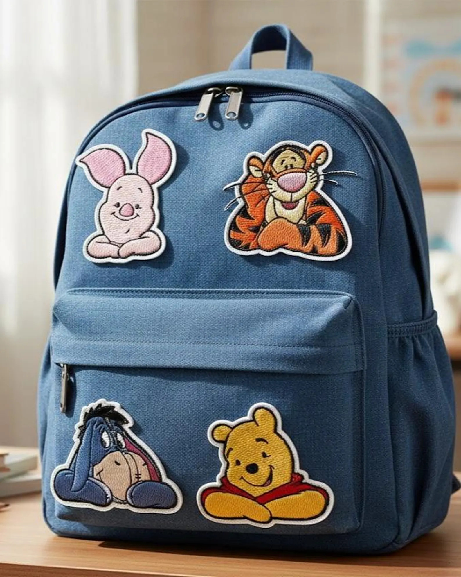 Winnie the Pooh Embroidered Patch, Cute Pooh Bear Iron on Patch, Cartoon Character Sewing Patch -... | Etsy (US)