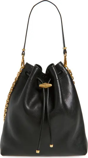 Cinch Leather Bucket Bag | Nordstrom