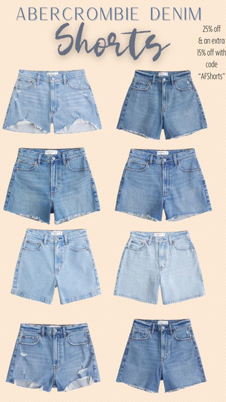 Abercrombie Shorts Sale! 25% off and an extra 15% off with code “AFShorts” 🤍









Abercrombie, Abercrombie Finds, Shorts, Summer, Summer Fashionn

#LTKstyletip #LTKfindsunder100 #LTKitbag