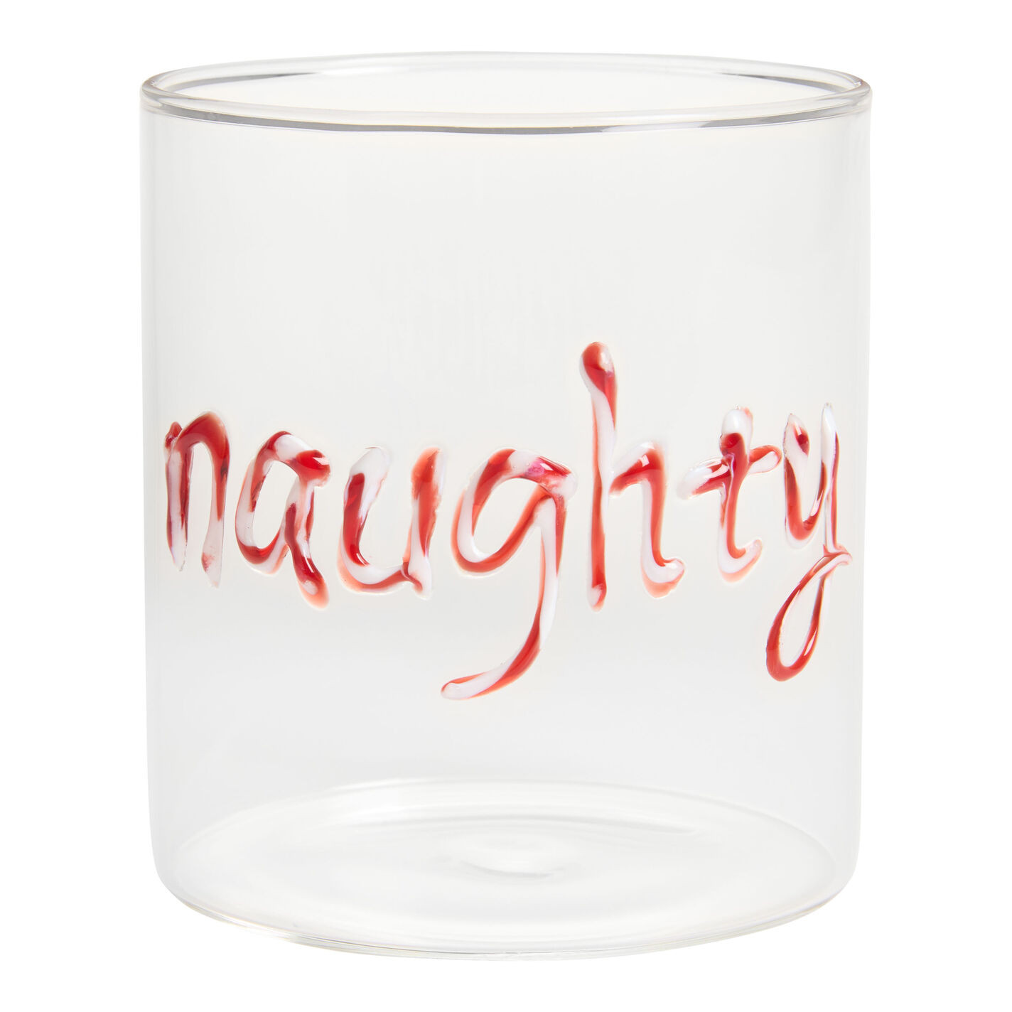 Script Holiday Double Old Fashioned Glass | World Market