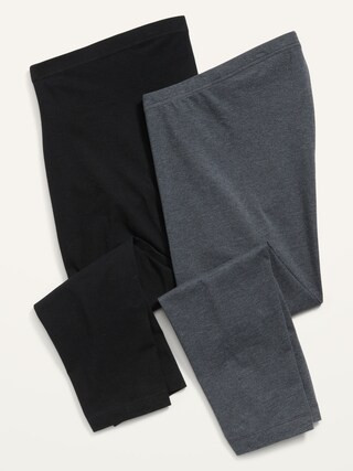 High-Waisted Cropped Leggings 2-Pack for Women | Old Navy (US)
