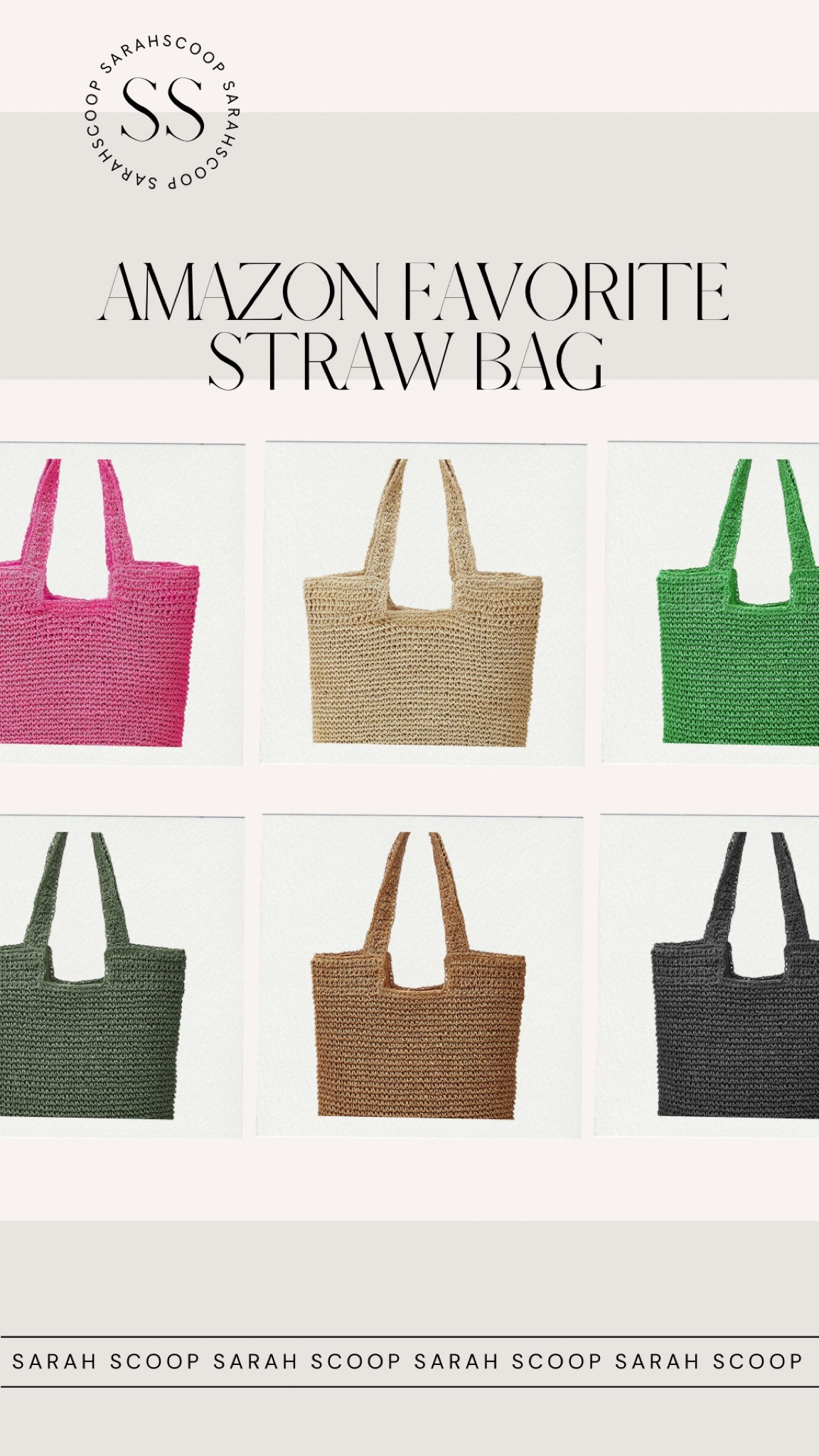 Fashionable straw bags, like totes or crossbody styles, add a chic touch to summer outfits.

#LTKFind #LTKstyletip #LTKSeasonal