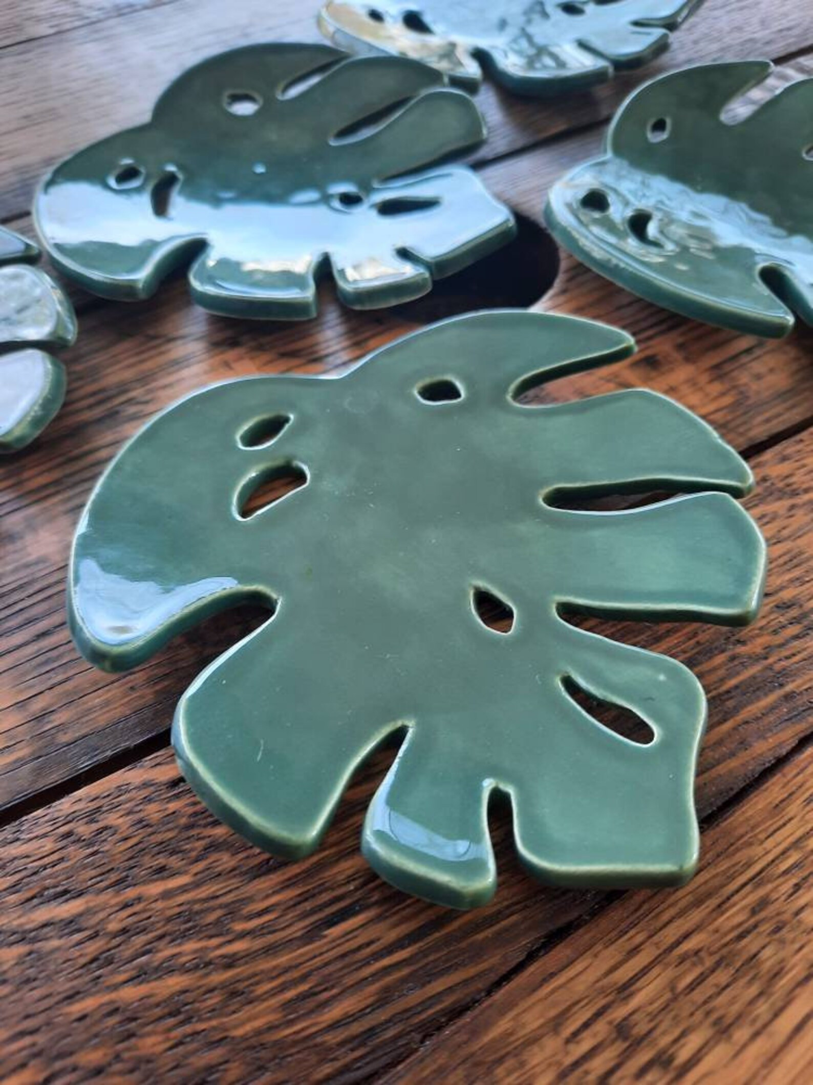 Monstera Leaf Soap Dish / Spoon Rest / Trinket Dish/ Ring Dish | Etsy | Etsy (US)