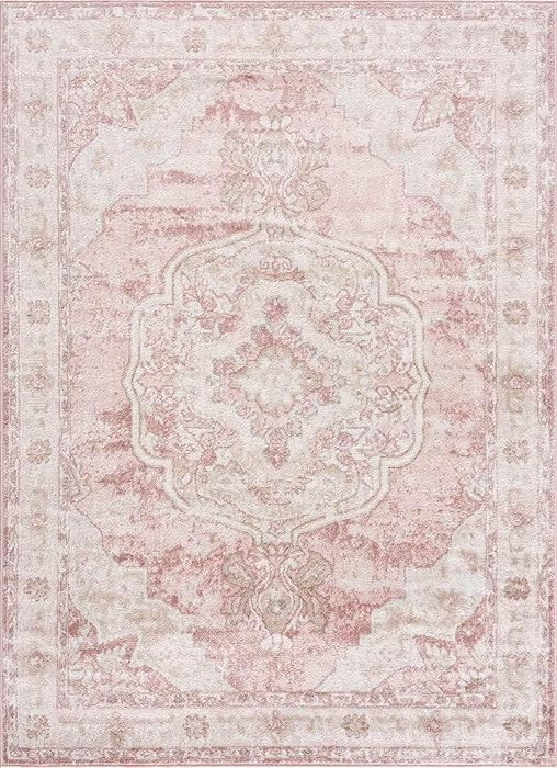 BoutiqueRugs Kandos Area Rug Bohemian Oriental Medallion Traditional Floral Living Room Bedroom 5... | Amazon (US)
