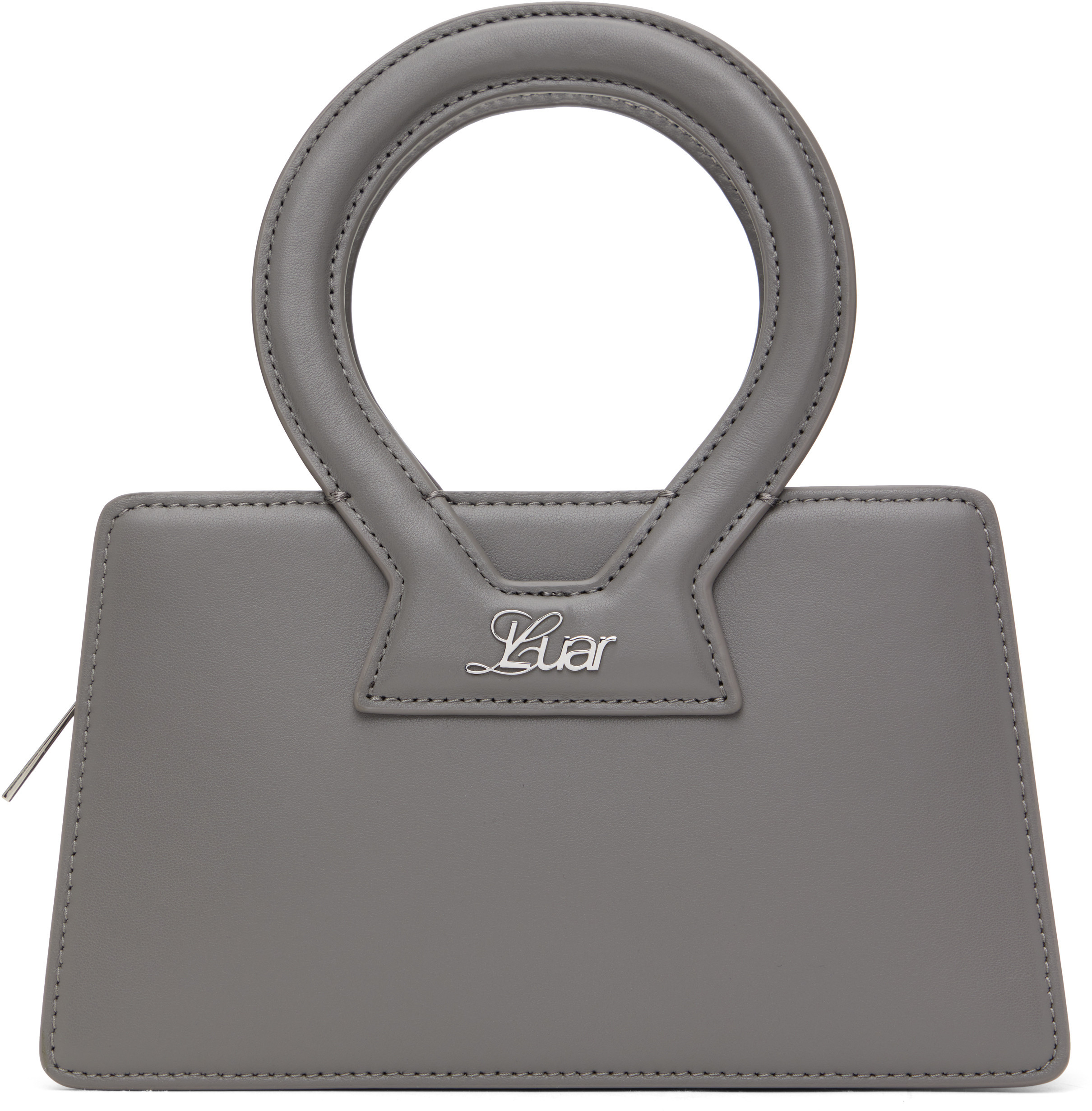 LUAR Gray Small Ana Bag | SSENSE