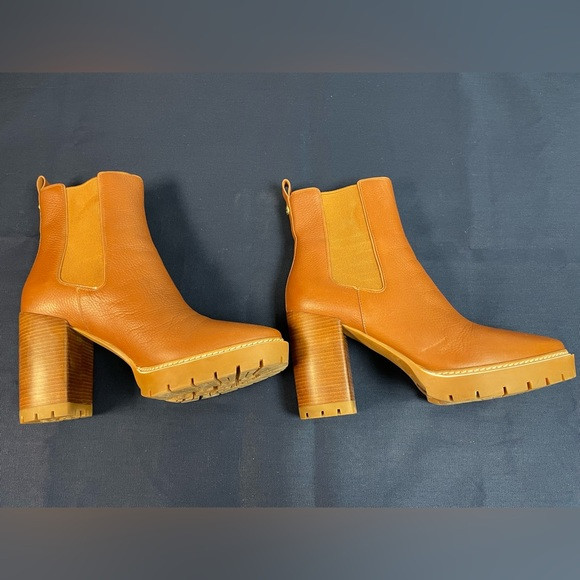 Tory Burch Women’s Carson Lug Sole High Heel Boots | Poshmark