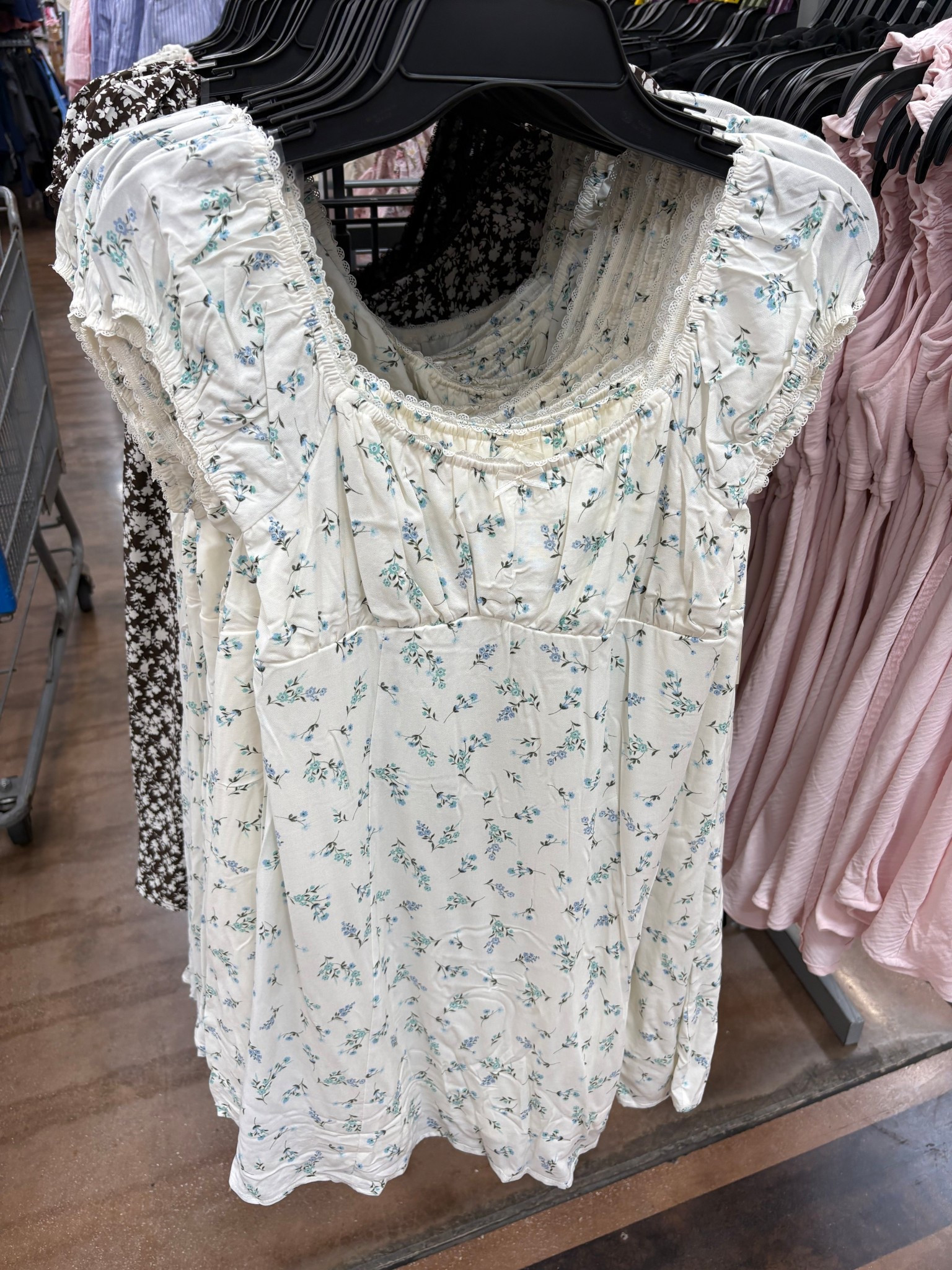 A puff sleeve dress for Spring. True to size, breathable and lightweight. Throw on a denim jacket and some jelly flats for a daytime causal outfit  

#LTKSeasonal #LTKsalealert #LTKstyletip