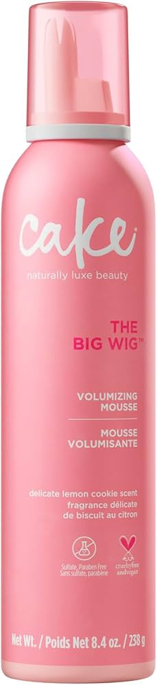 Cake Beauty Volumizing Mousse, The Big Wig - High Volume, Flexible Hold Hair Mousse with 450 F He... | Amazon (US)